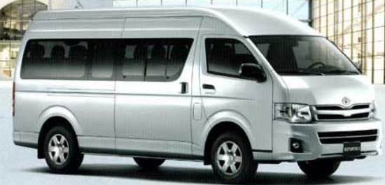 mauritius airport taxi transfers toyota hiace commuter